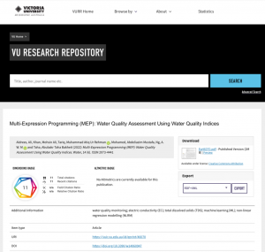 Research Output Program Example Demos and Examples – EPrints